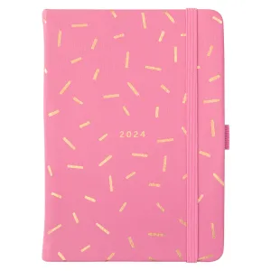 2024 To Do Diary | A6 | Pink Faux