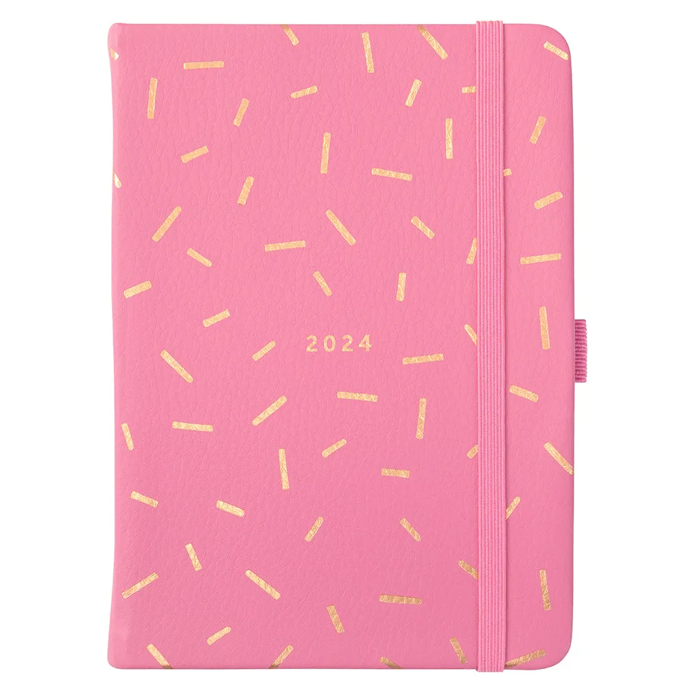 2024 To Do Diary | A6 | Pink Faux