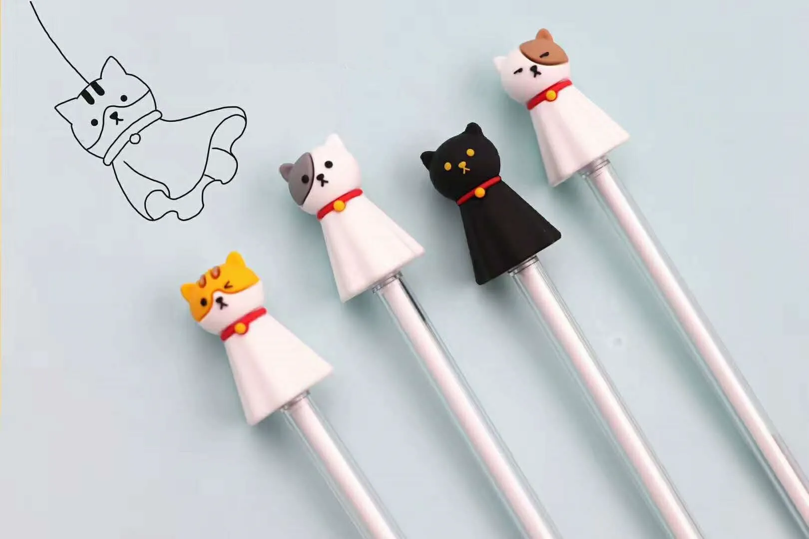 223172 SUNNY CAT DOLL GEL PEN-18