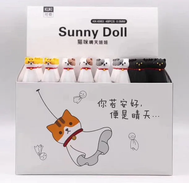 223172 SUNNY CAT DOLL GEL PEN-18