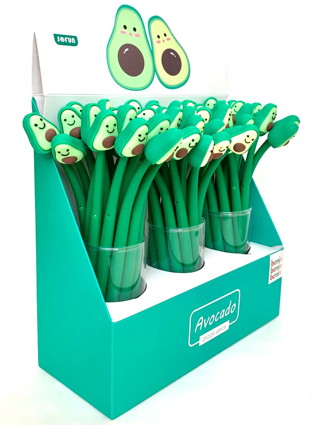 22375 AVOCADO WIGGLE BUDDY GEL PEN-48