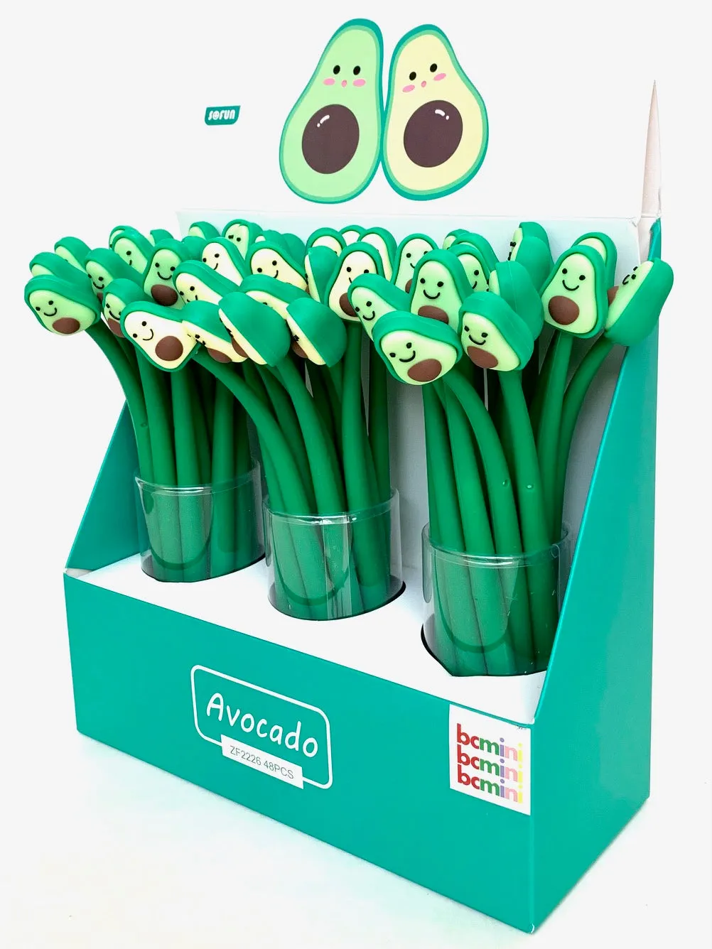 22375 AVOCADO WIGGLE BUDDY GEL PEN-48