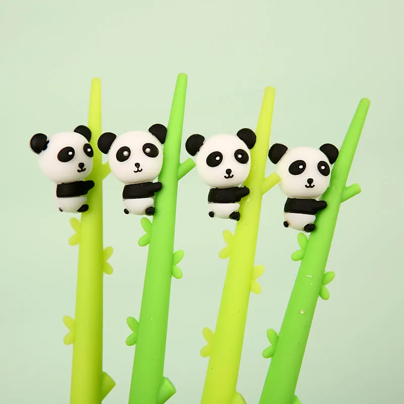 22389 PANDA BAMBOO WIGGLE GEL PEN-48