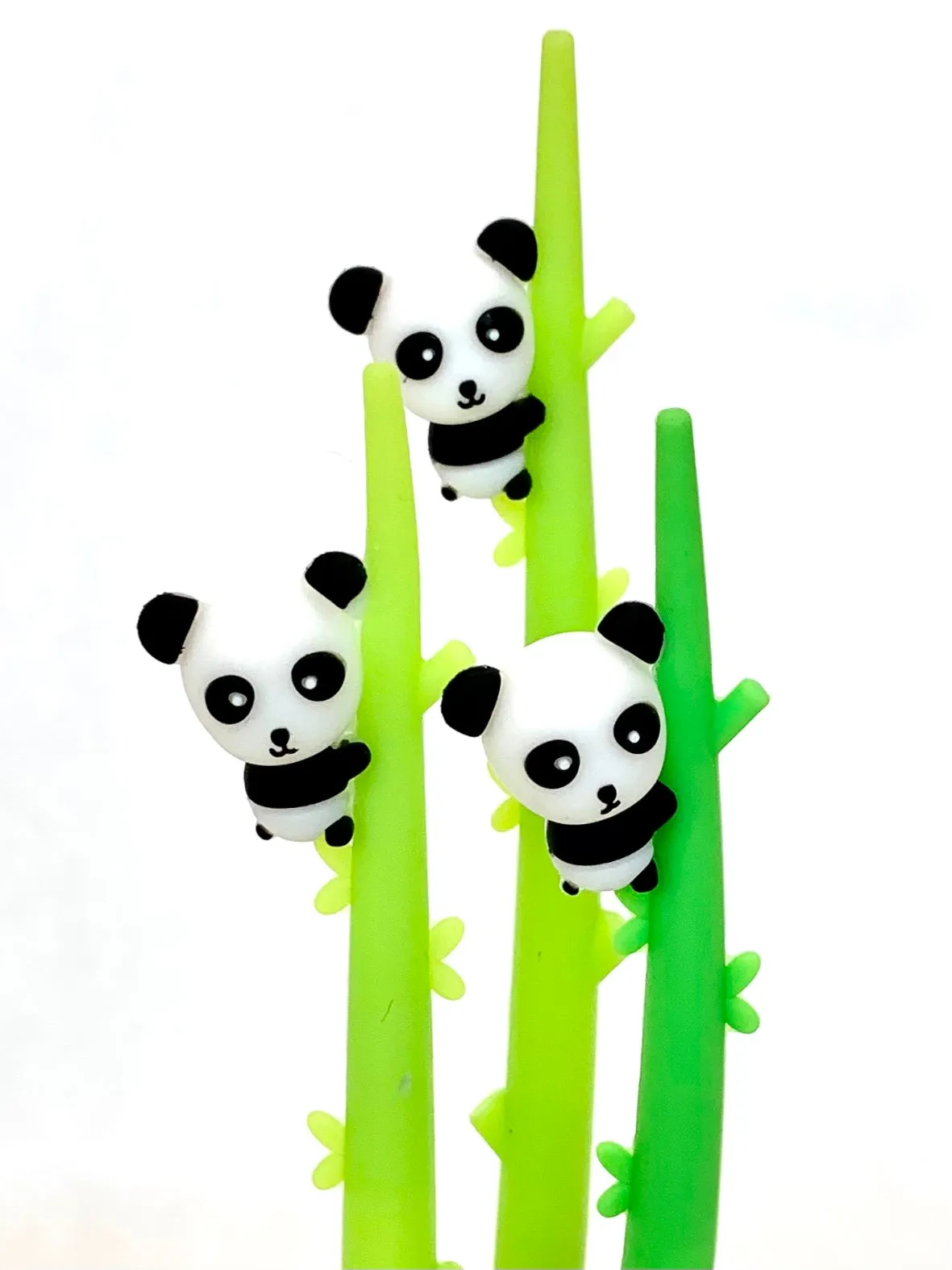 22389 PANDA BAMBOO WIGGLE GEL PEN-48