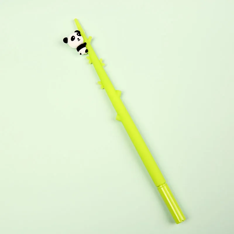 22389 PANDA BAMBOO WIGGLE GEL PEN-48