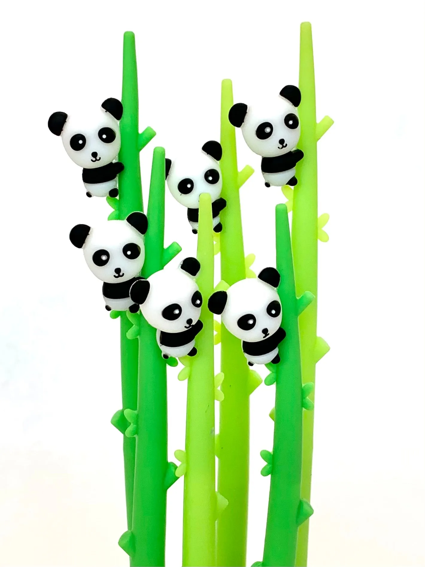 22389 PANDA BAMBOO WIGGLE GEL PEN-48