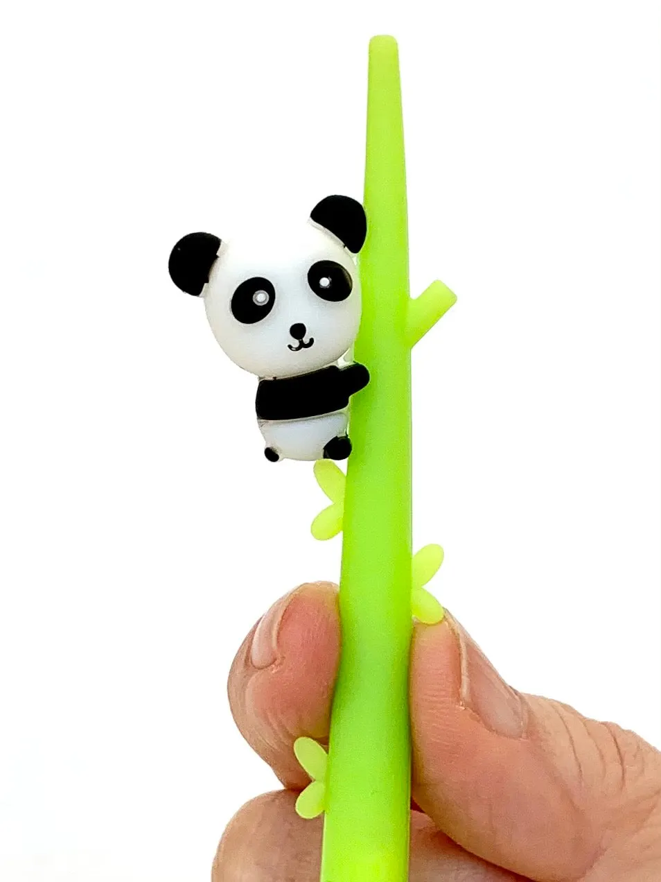 22389 PANDA BAMBOO WIGGLE GEL PEN-48