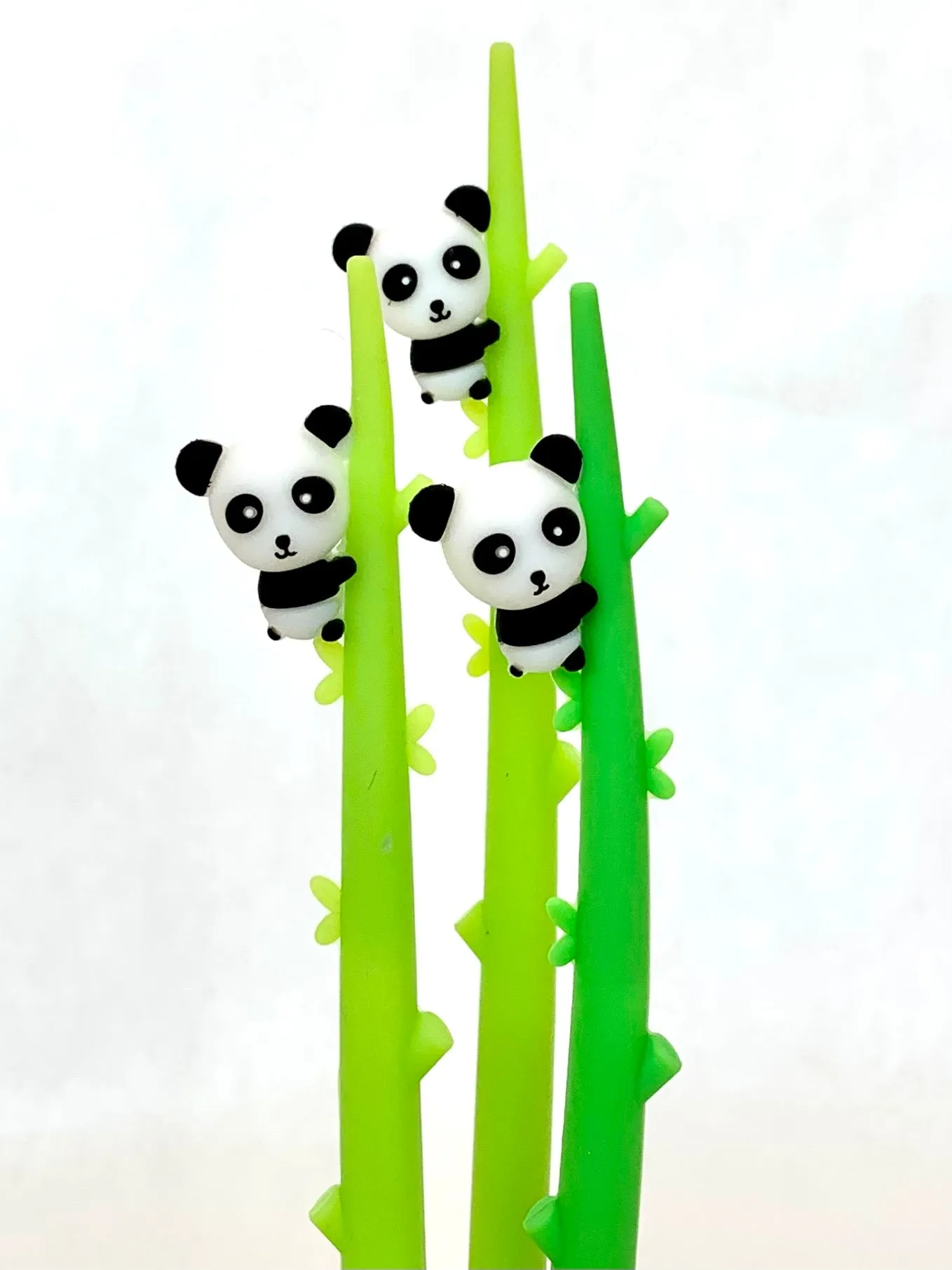 22389 PANDA BAMBOO WIGGLE GEL PEN-48