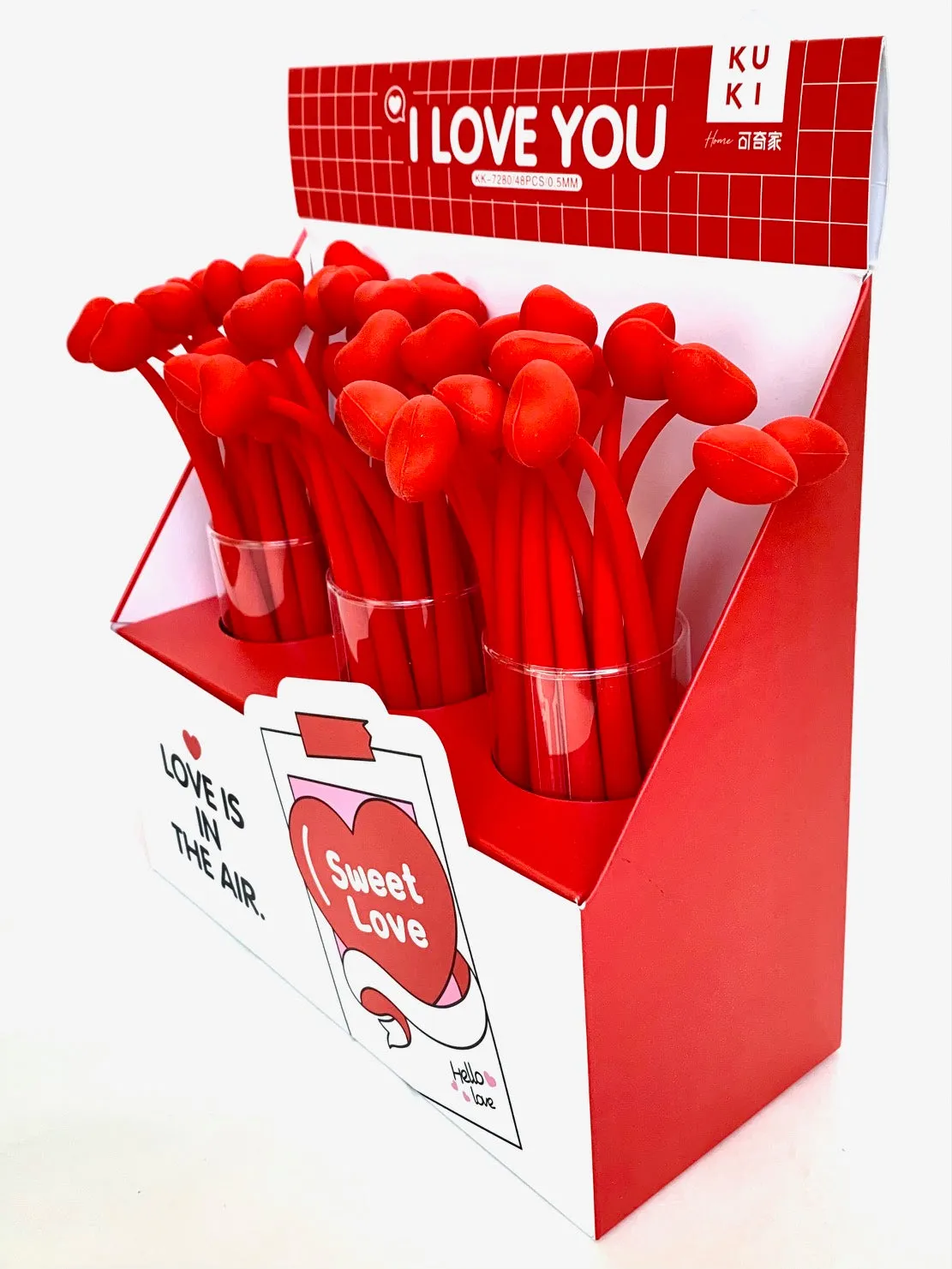 22392 HEART WIGGLE GEL PEN-48