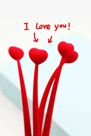 22392 HEART WIGGLE GEL PEN-48