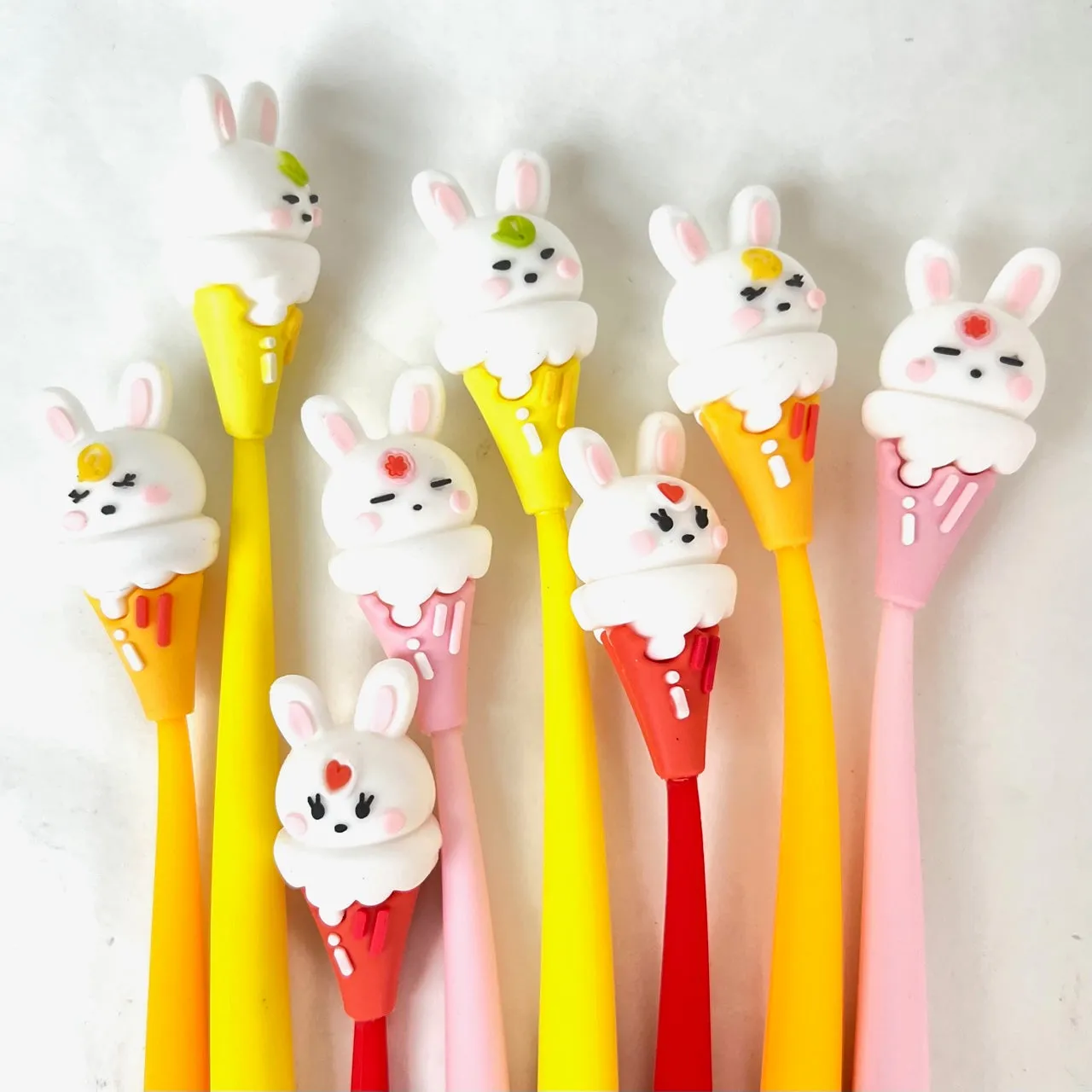 224872 RABBIT ICE CREAM WIGGLE GEL PEN-42