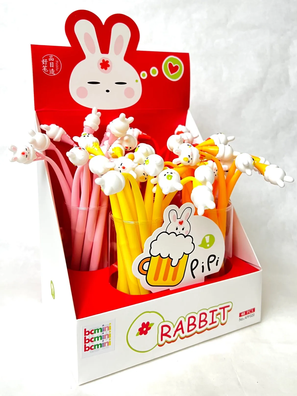 224872 RABBIT ICE CREAM WIGGLE GEL PEN-42