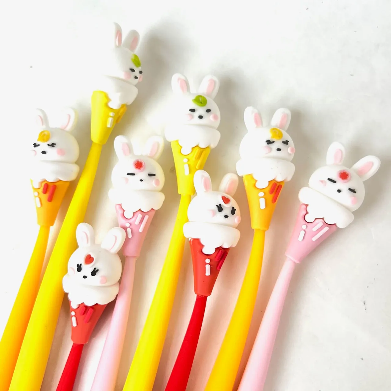 224872 RABBIT ICE CREAM WIGGLE GEL PEN-42