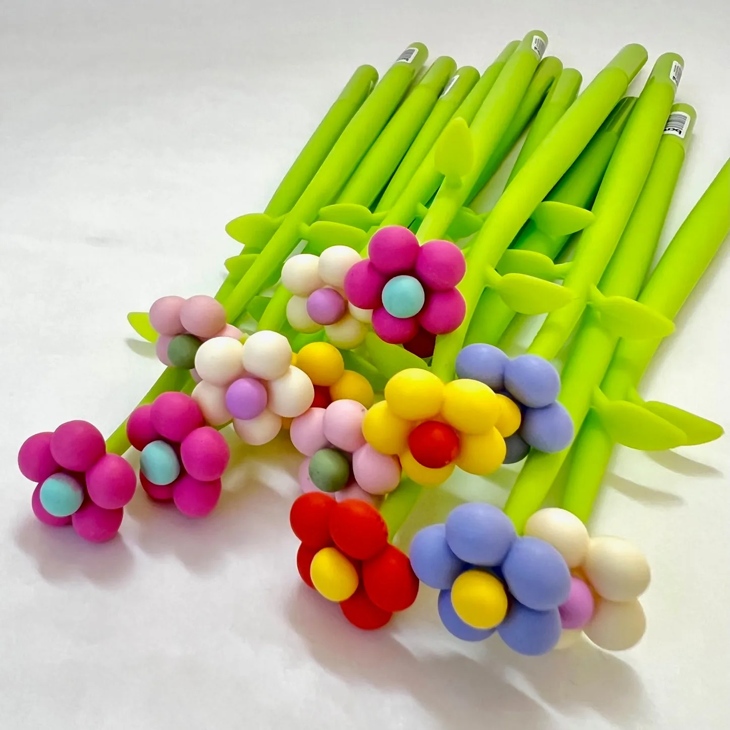 22562 BUBBLE FLOWER WIGGLE GEL PEN-48