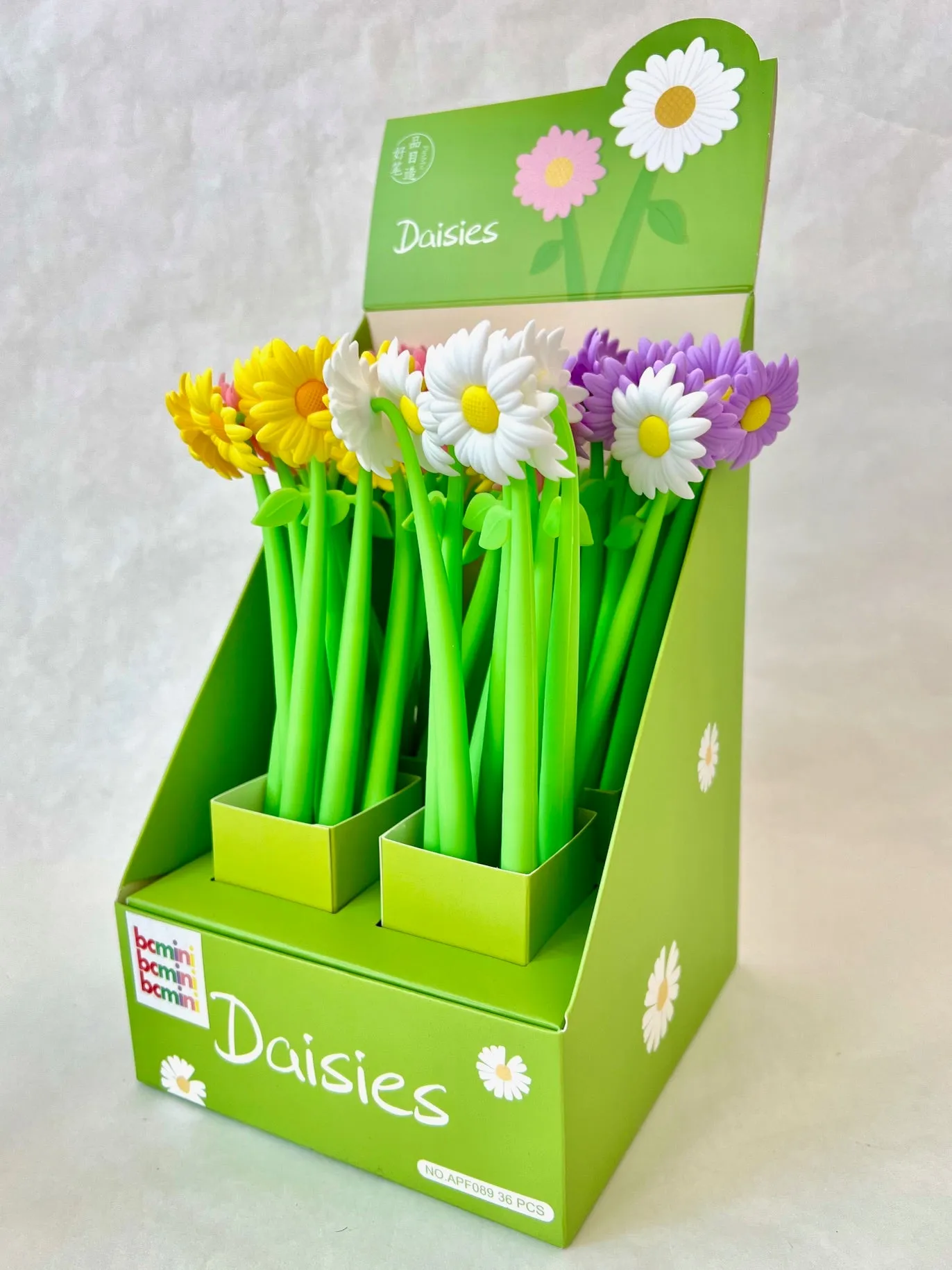 22576 DAISIES GEL PEN-48