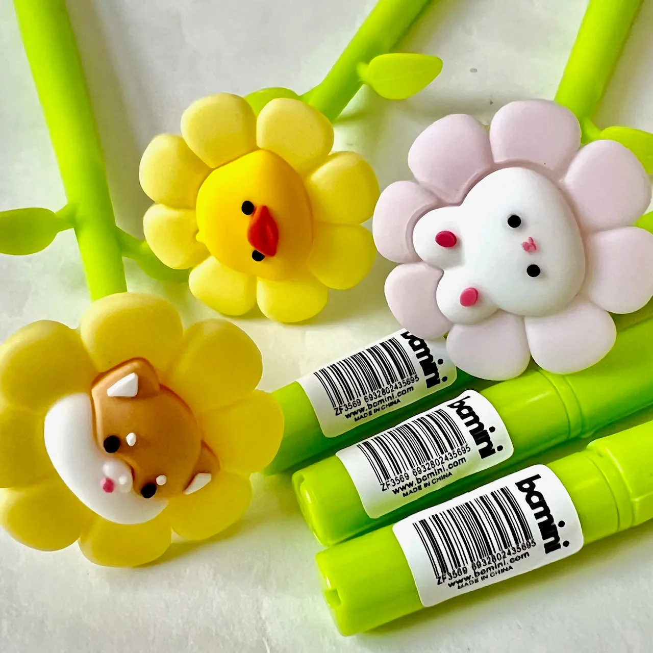 225932 FLOWERING ANIMALS GEL PEN-8