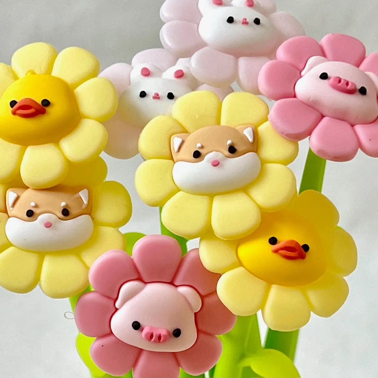 225932 FLOWERING ANIMALS GEL PEN-8