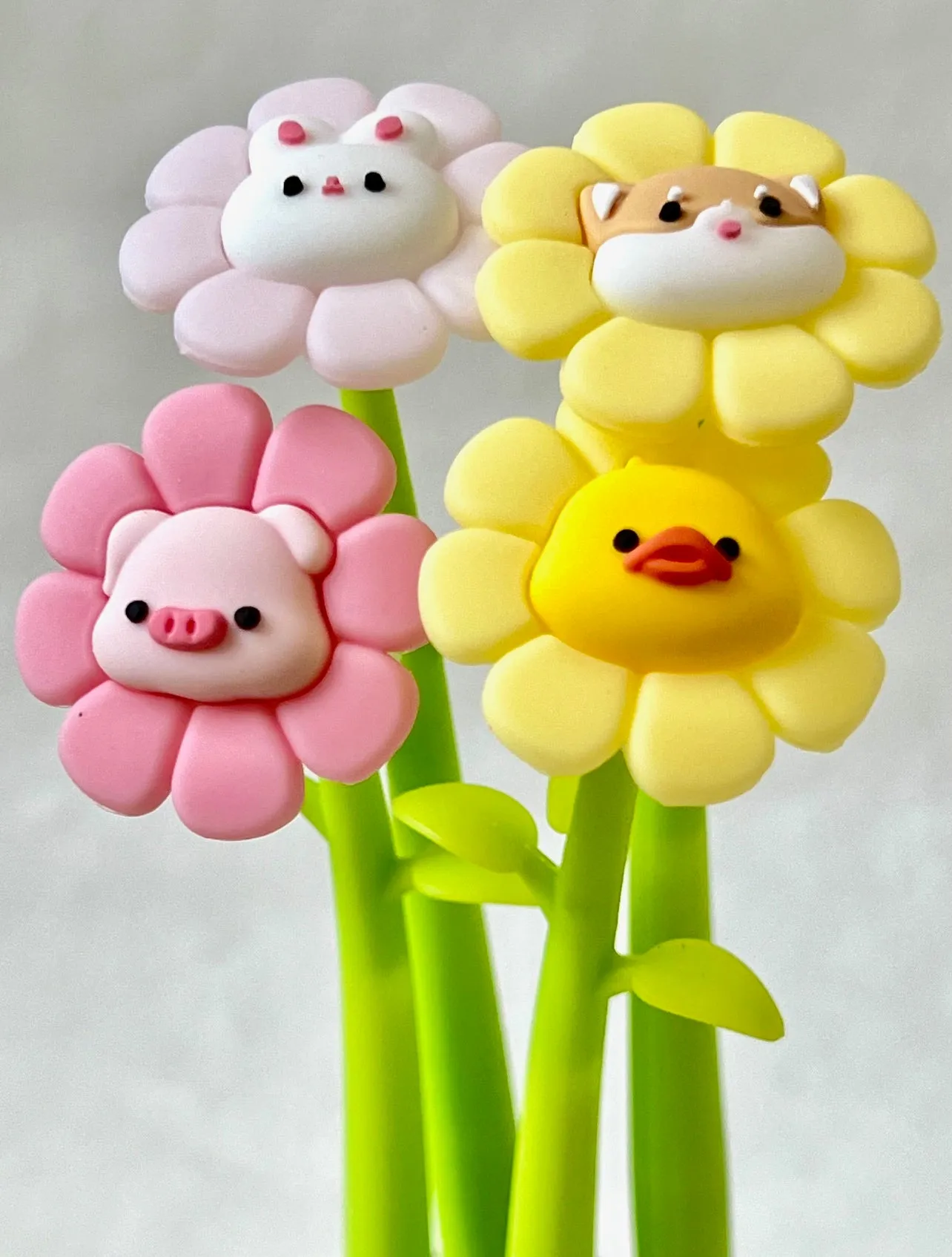 225932 FLOWERING ANIMALS GEL PEN-8