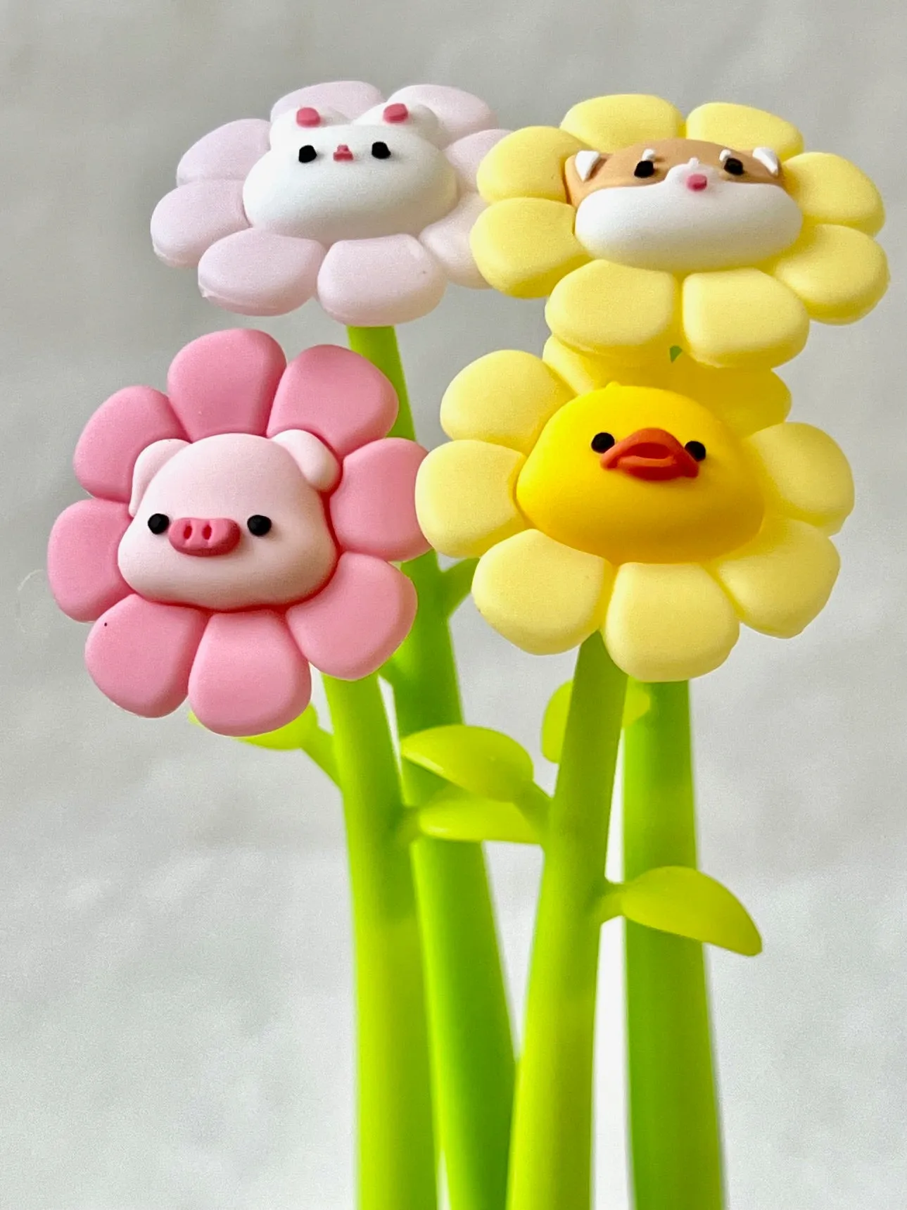 225932 FLOWERING ANIMALS GEL PEN-8