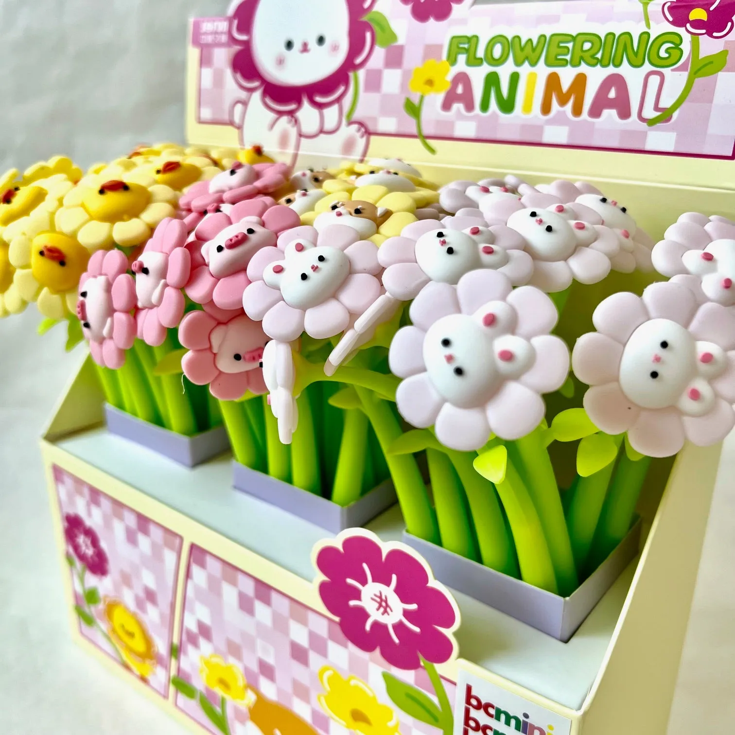 225932 FLOWERING ANIMALS GEL PEN-8