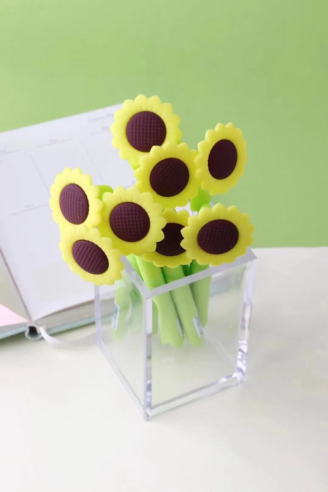 226132 SUNFLOWER FLOWER WIGGLE GEL PEN-13