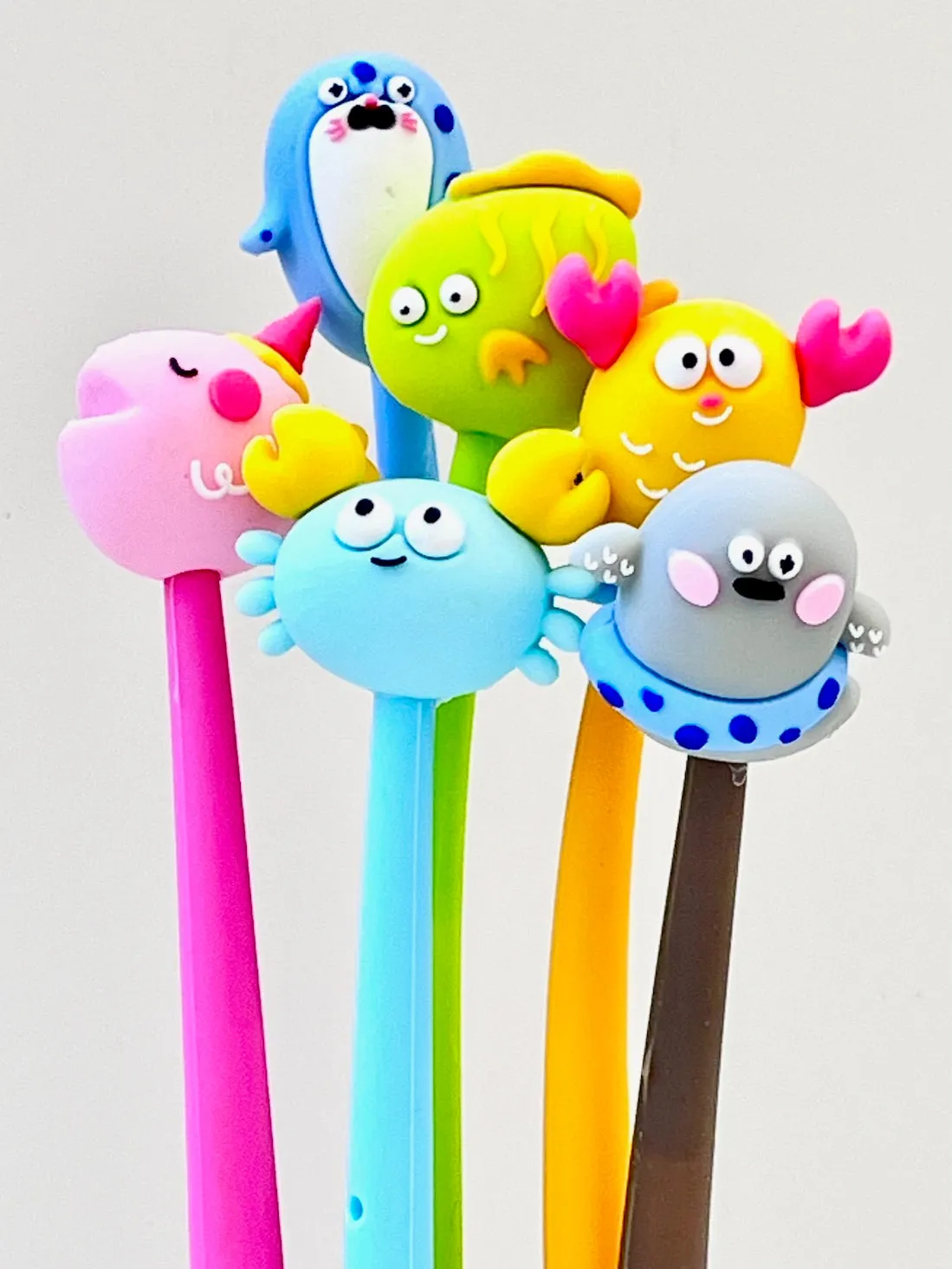 22624 HAPPY SEA ANIMALS GEL PEN-48