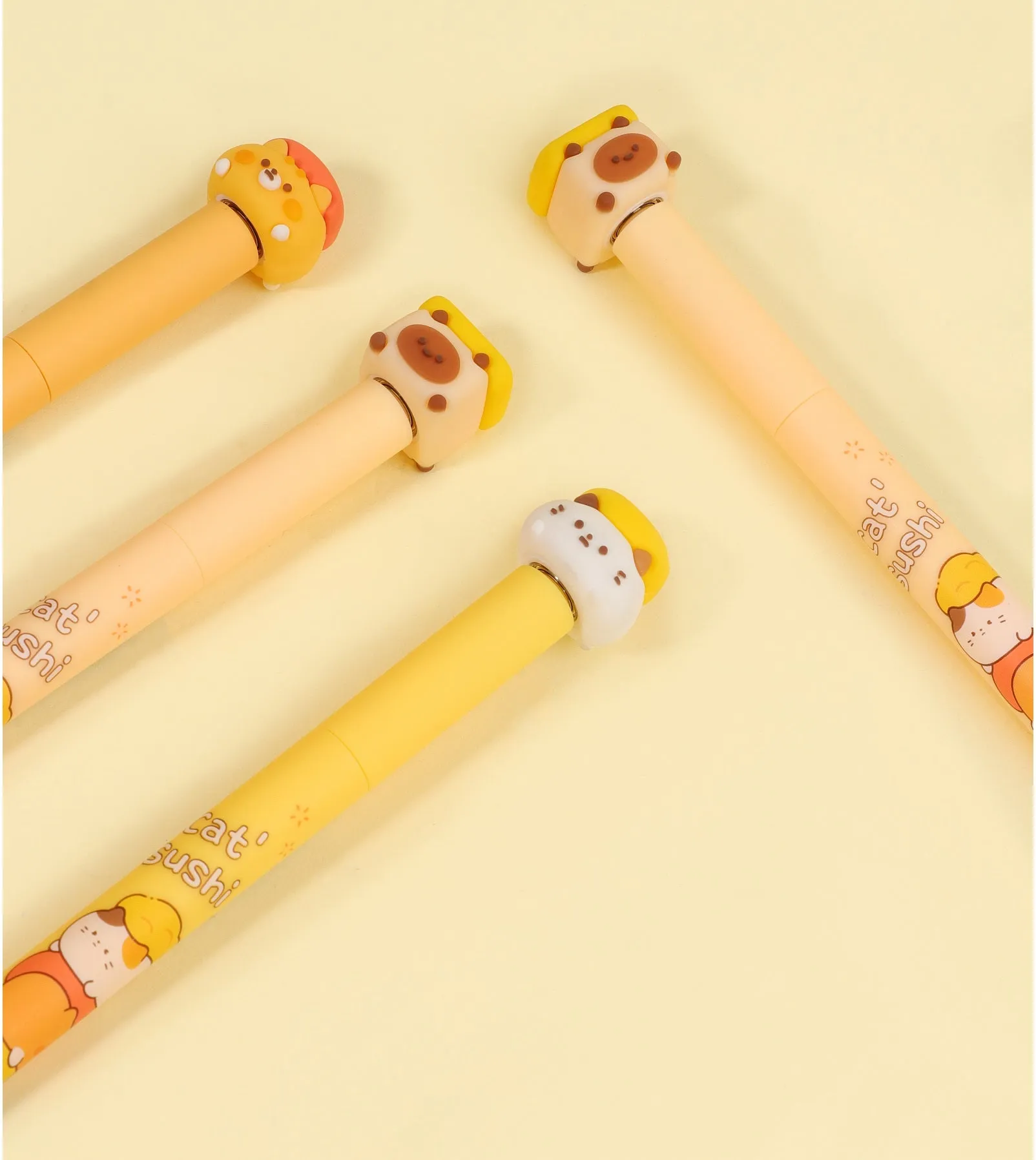 22633 SUSHI CAT SPINNING GEL PEN-36