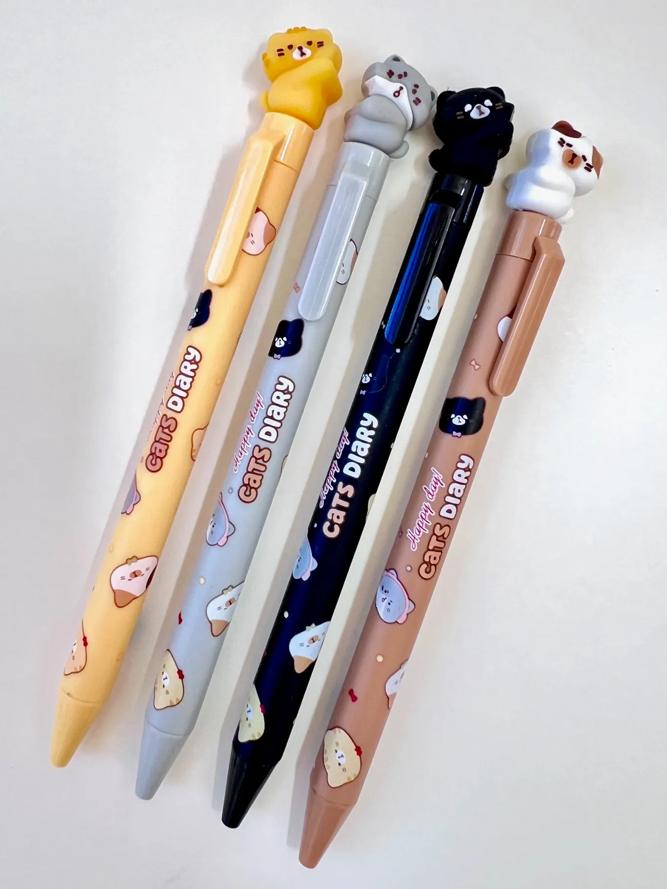 22642 CAT DIARY DOUBLE PACK GEL PEN-24