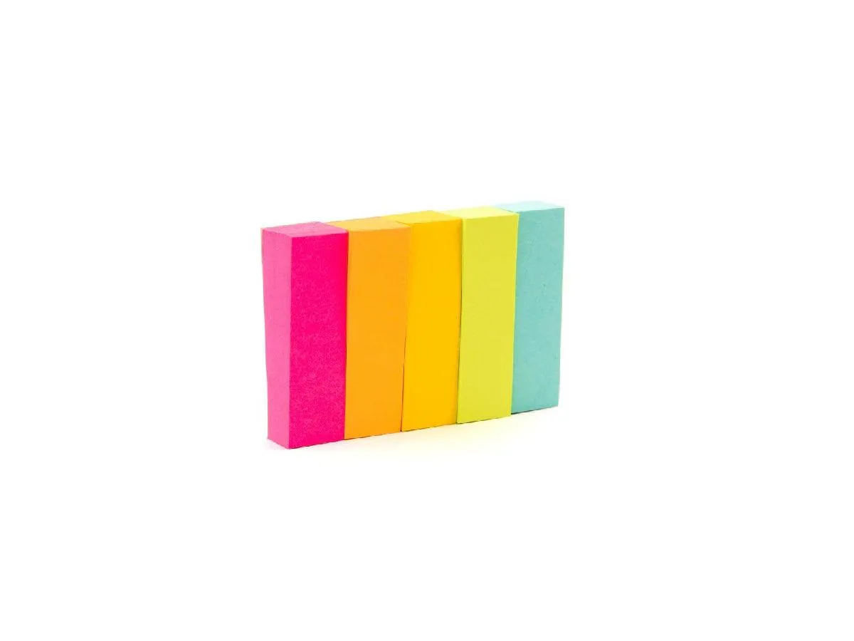 3M Post-It Page Ultra Markers Ultra Colors 670-5AN, 5 Pads-Pack, 100 Sheets/Pad