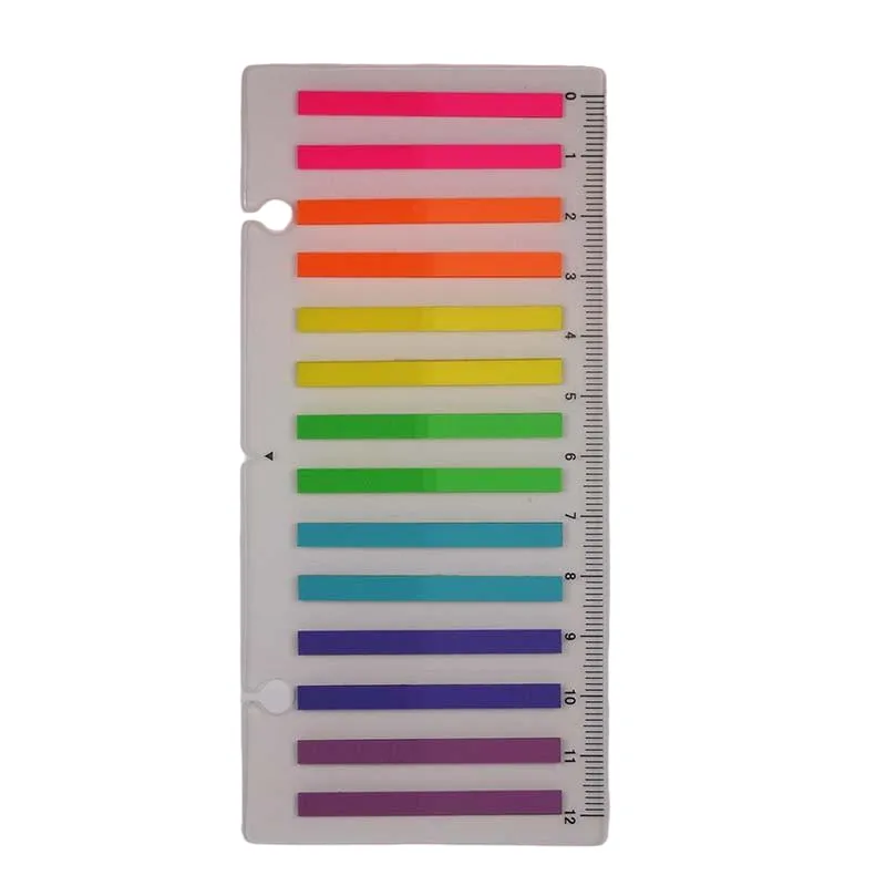 7 Color Film Sticky Note Extra Thin 350pcs