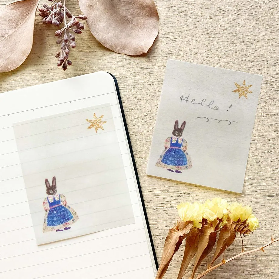 Aiko Fukawa Rabbit Garden Tracing Sticky Notes