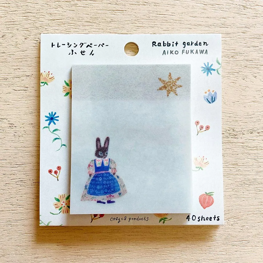 Aiko Fukawa Rabbit Garden Tracing Sticky Notes