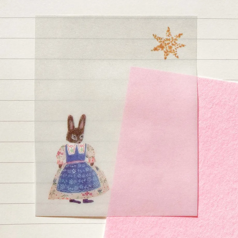 Aiko Fukawa Rabbit Garden Tracing Sticky Notes