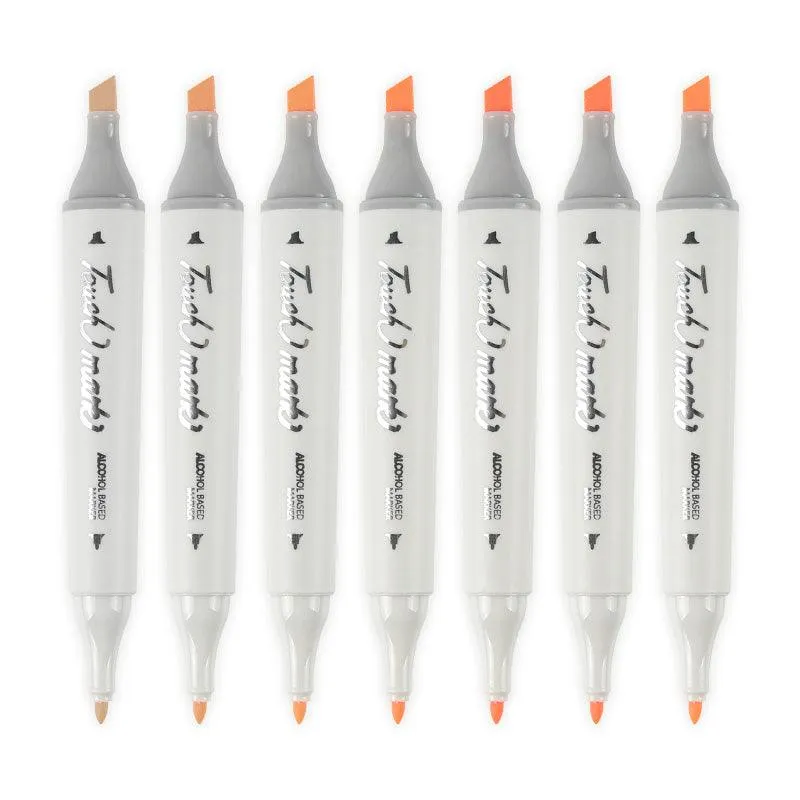 Alcohol-Based Marker Set - Touch Mark Skin Tones