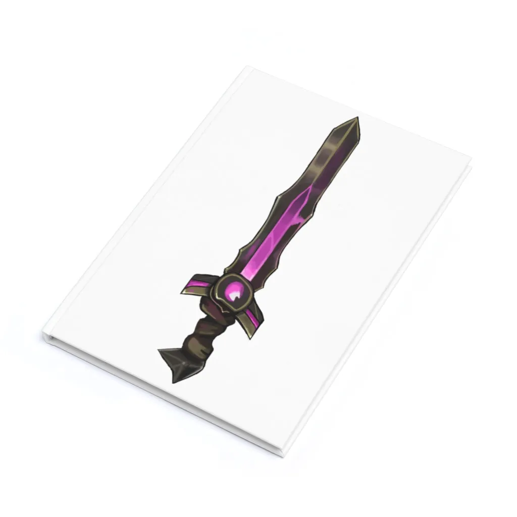 Brown and Purple Sword Hardcover Journal (A5)