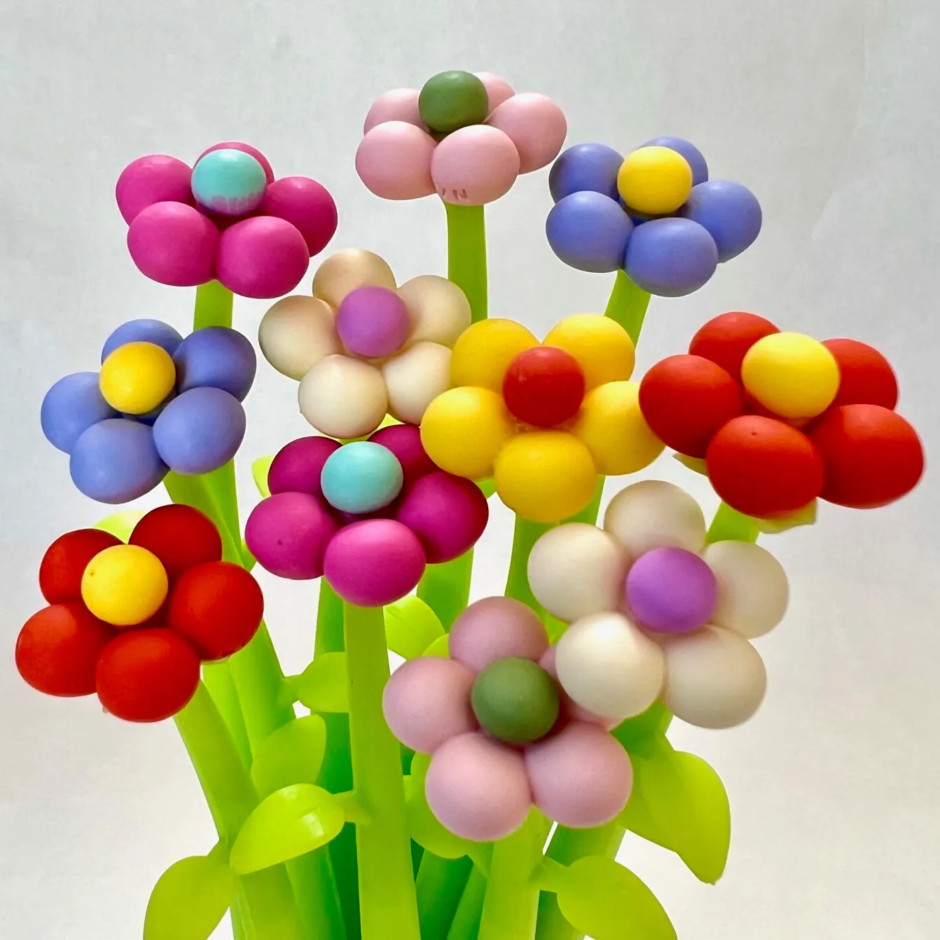 Bubble Flower Wiggle Gel Pens