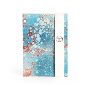 Deluxe Coptic-Bound Marbled Paper Notebooks