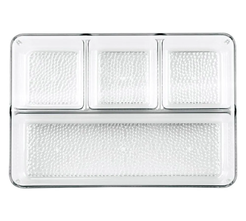 Cosmetic Organizer Tray - Four Section