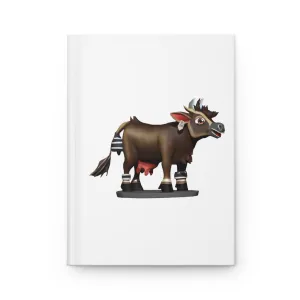 Dark Brown Cow Hardcover Journal Matte