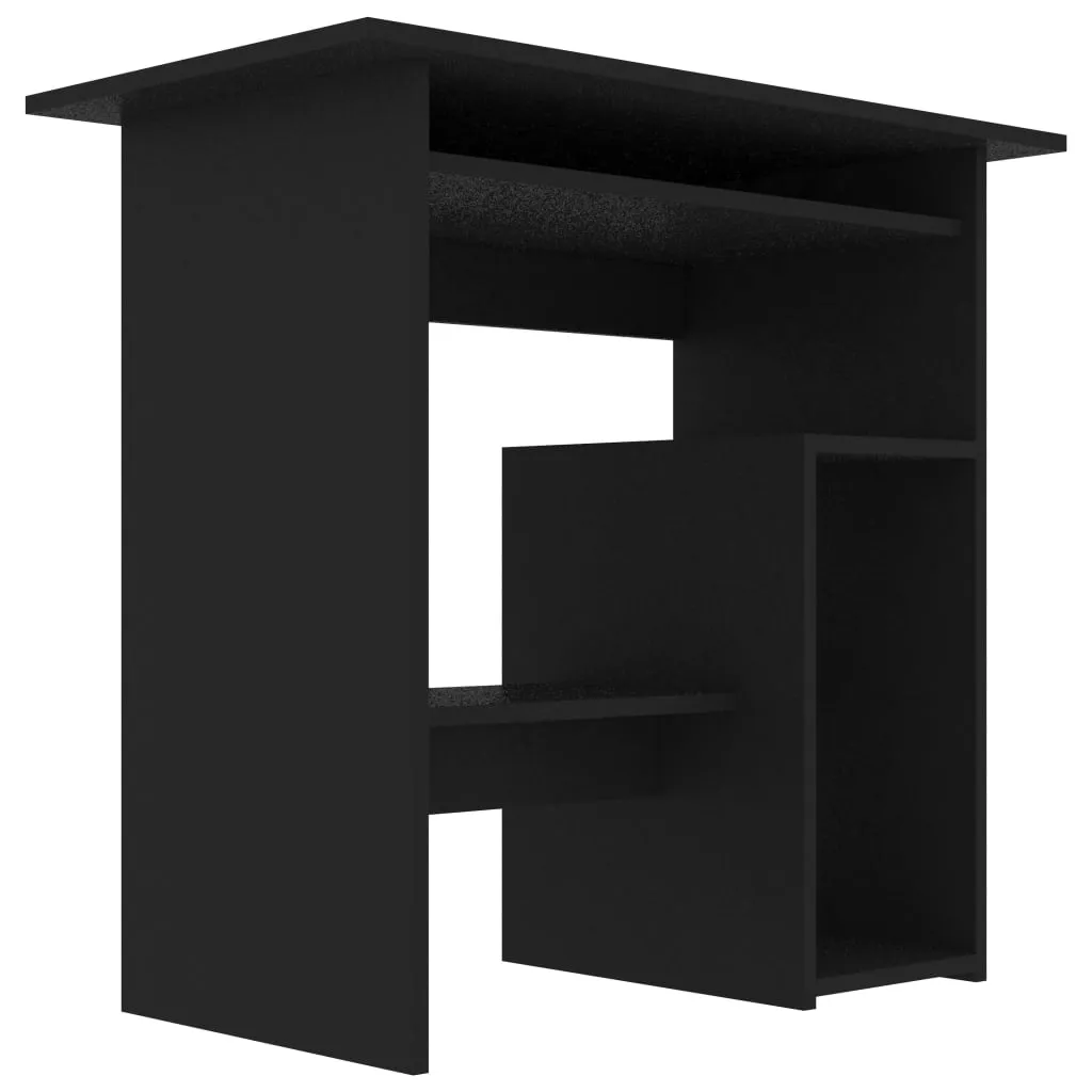 Desk Black 80x45x74 cm Chipboard