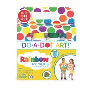 Do A Dot Washable Rainbow Markers - 4 Pack