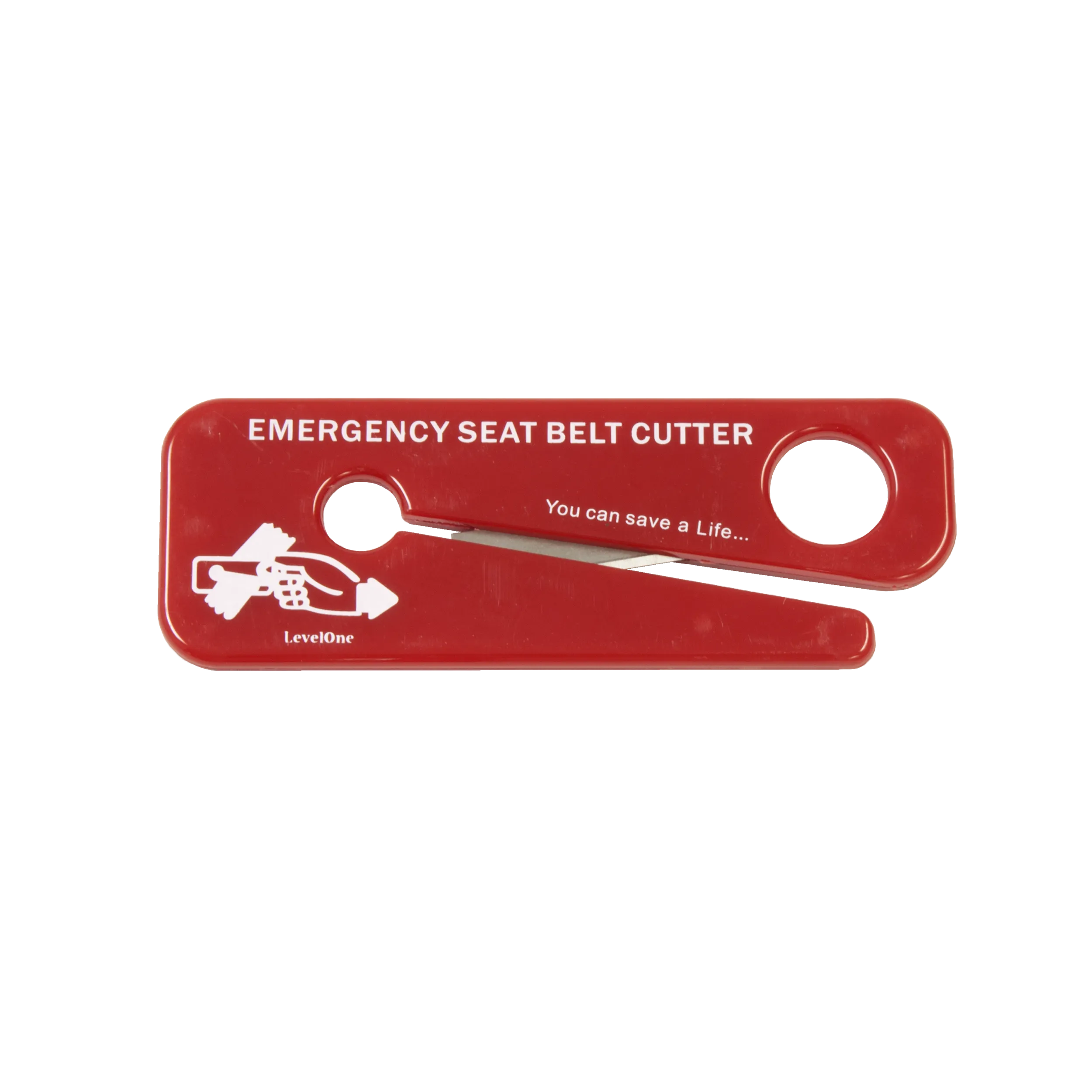 Dynarex - Seatbelt Cutter, Red - Compact