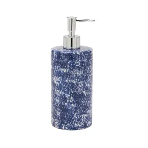 Elaine Soap Pump Speckled Blue