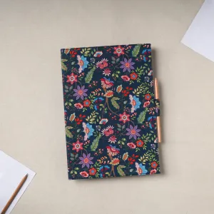 Floral Print Handcrafted File Folder with Pencil 06