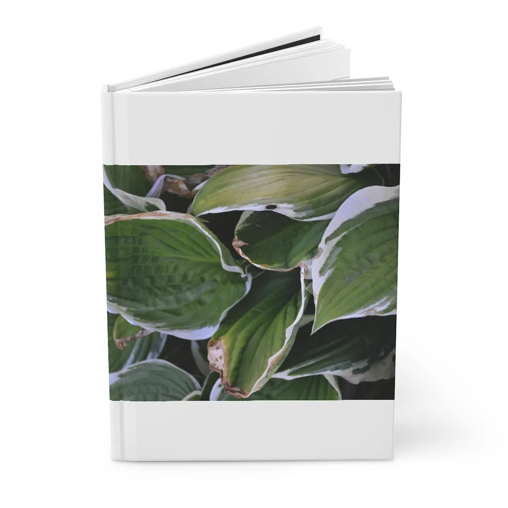 Green Leaves Hardcover Journal Matte