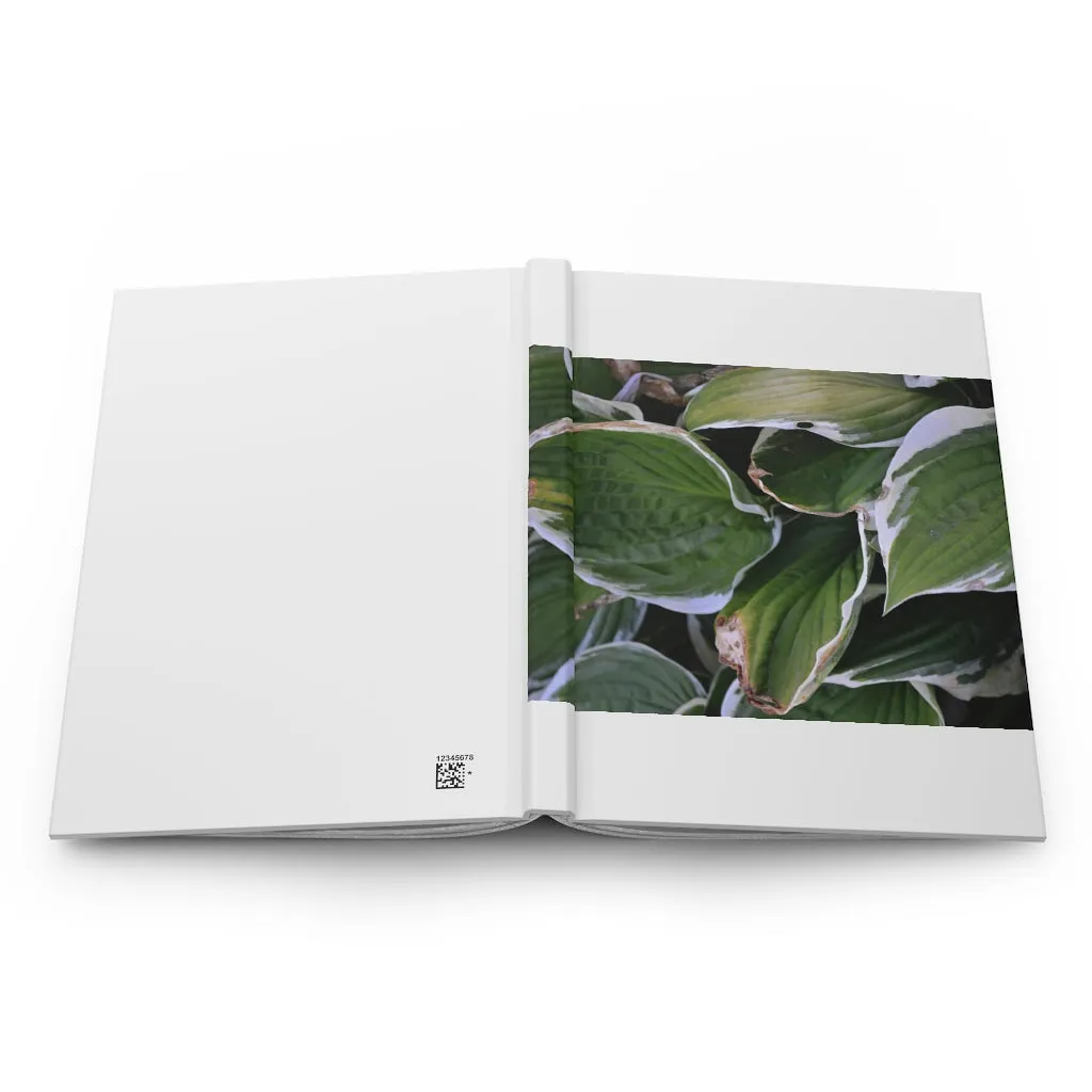 Green Leaves Hardcover Journal Matte