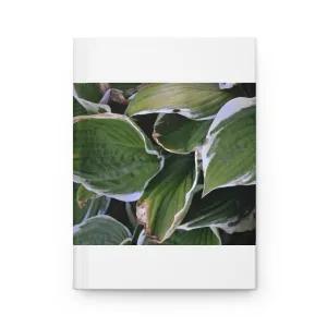 Green Leaves Hardcover Journal Matte