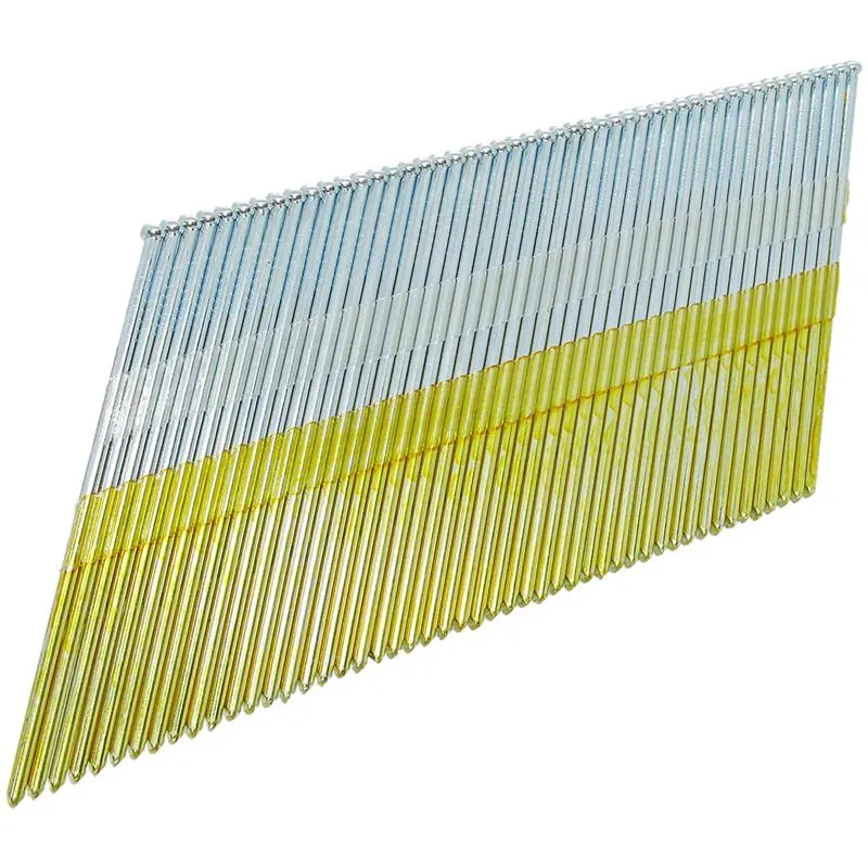 Grip-Rite 2-1/2 in. L X 15 Ga. Angled Strip Electro Galvanized Finish Nails 34 deg 1000 pk