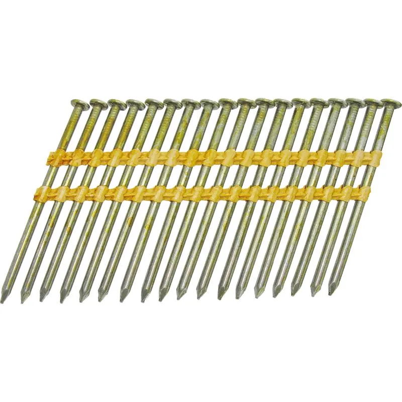 Grip-Rite 3 in. L X 10 Ga. Angled Strip Bright Framing Nails 21 deg 2000 pk