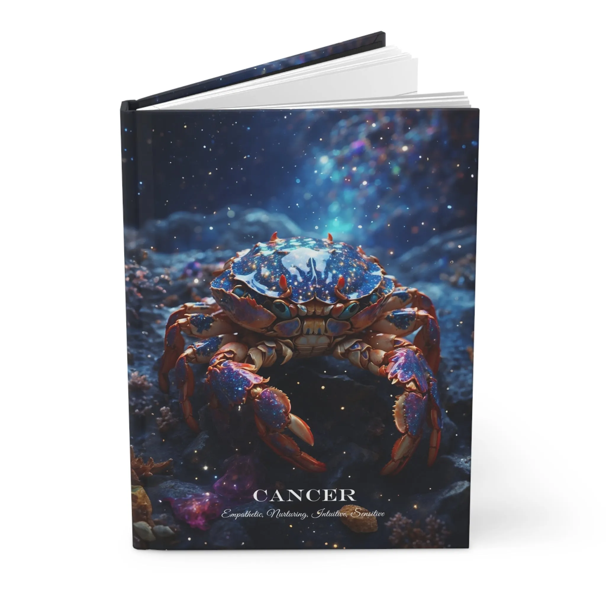 Hardcover Journal Matte - Hardcover Journal Matte - Cancer Zodiac Sign